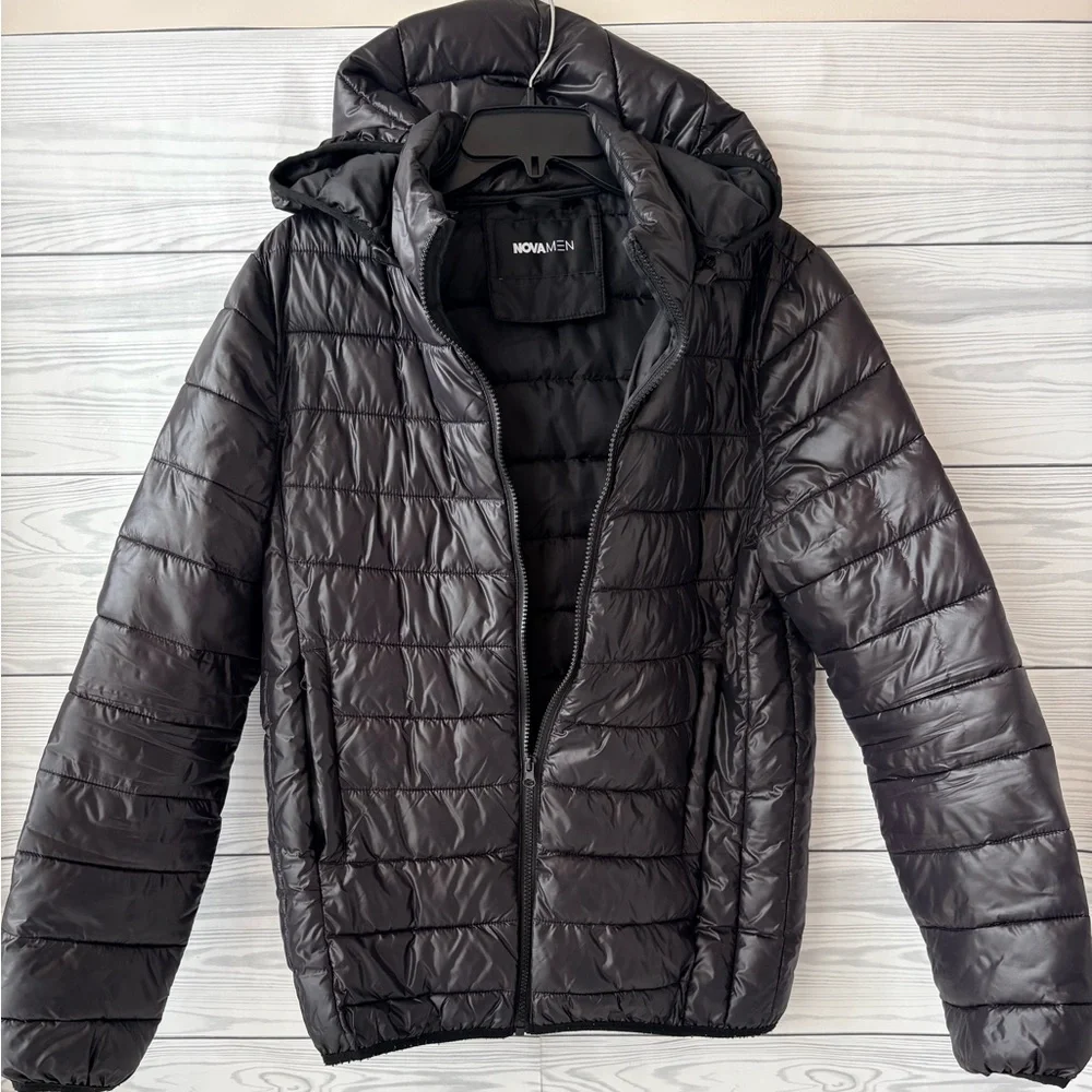 Fashion Nova Men Black‎ Puffer Jacket